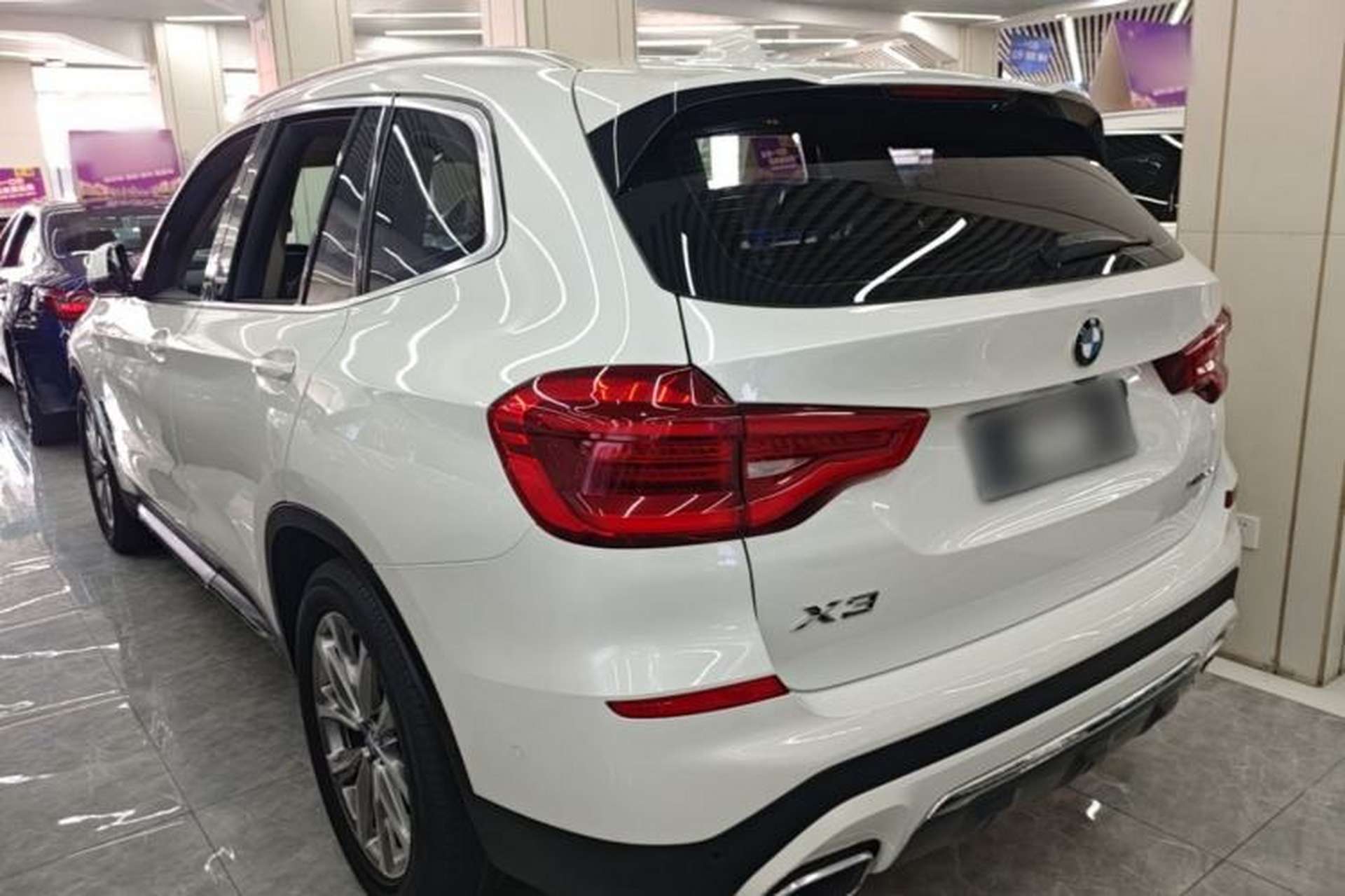 Used BMW X3 2020 xDrive25i Luxury Package Rear Left 45 Deg