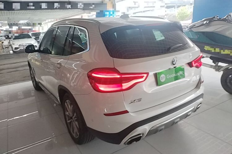 Used BMW X3 2020 xDrive25i Luxury Package Rear Left 45 Deg