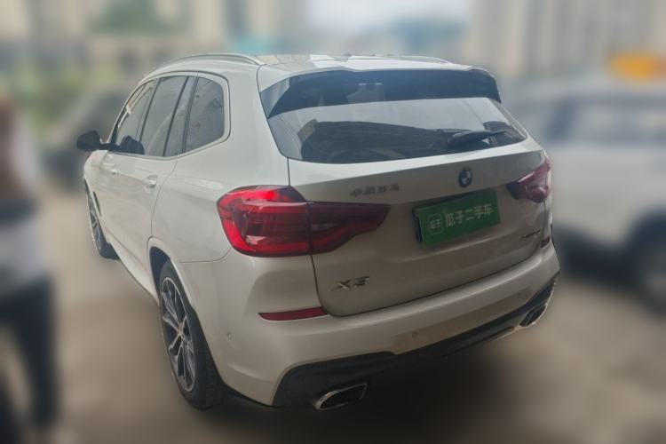 Used BMW X3 2020 xDrive30i Luxury Model with M Sport Package Rear Left 45 Deg