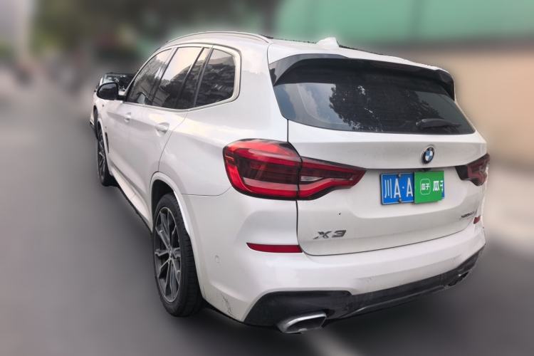 Used BMW X3 2020 xDrive30i Luxury Model with M Sport Package Rear Left 45 Deg