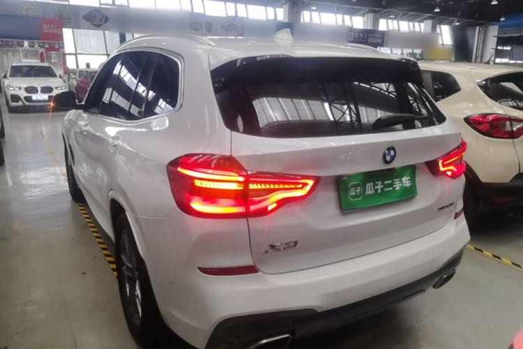 Used BMW X3 2020 xDrive25i M Sport Package Rear Left 45 Deg