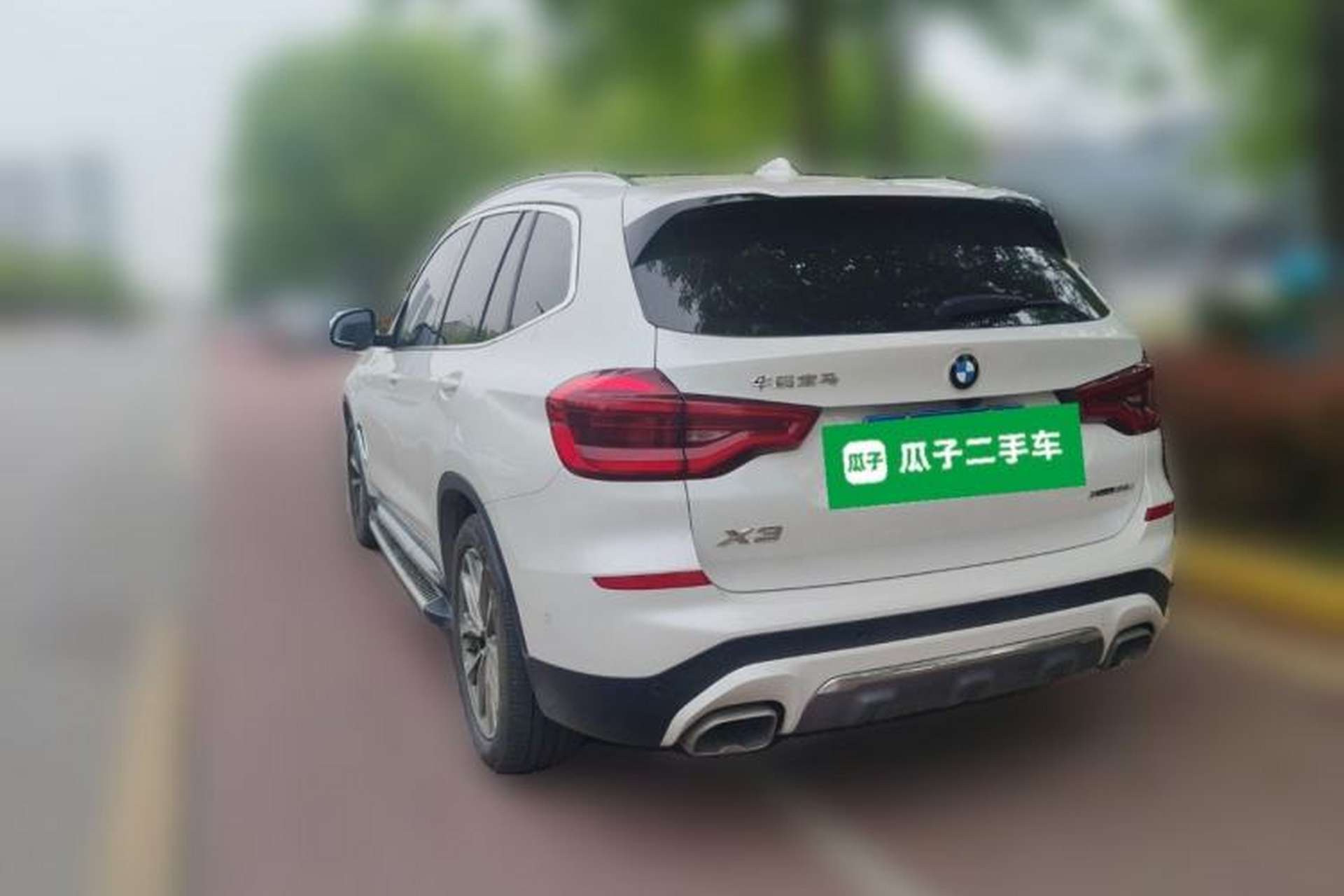 Used BMW X3 2020 xDrive25i Luxury Package Rear Left 45 Deg