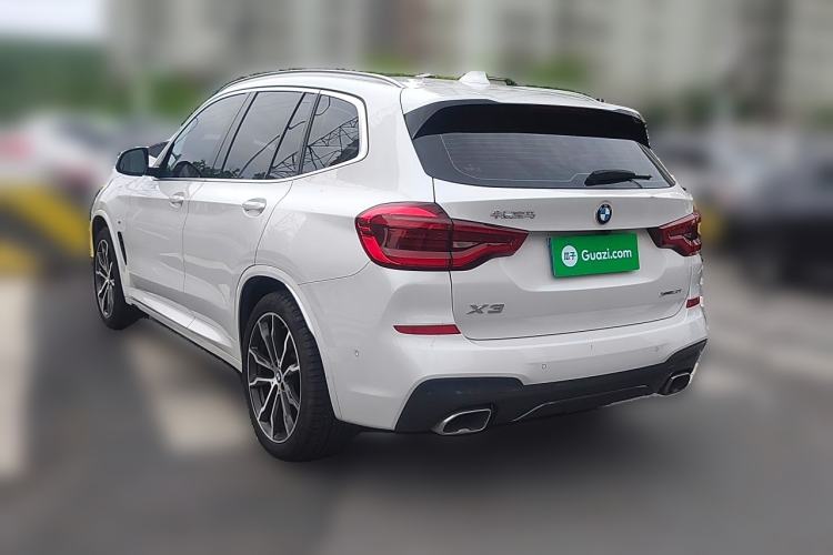 Used BMW X3 2020 xDrive30i Luxury Model with M Sport Package Rear Left 45 Deg