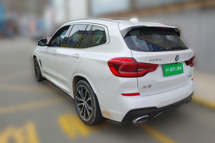 Used BMW X3 2020 xDrive30i Luxury Model with M Sport Package Rear Left 45 Deg