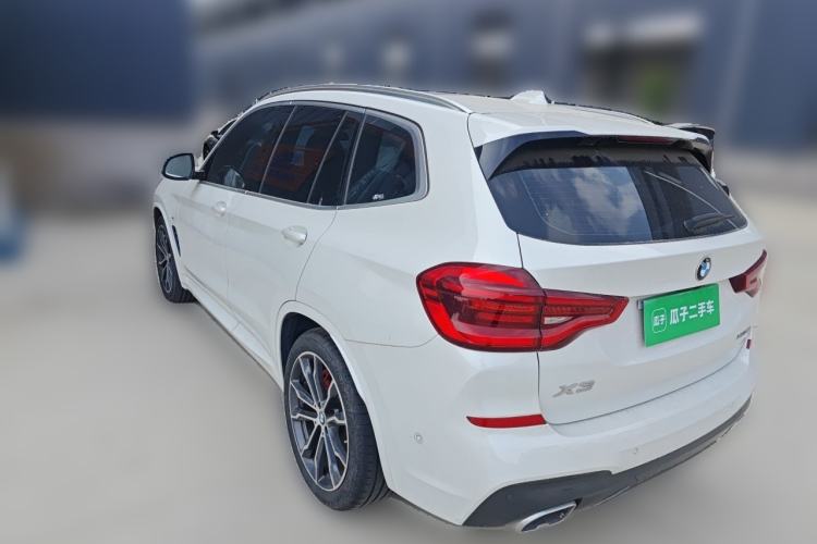 Used BMW X3 2020 xDrive30i Luxury Model with M Sport Package Rear Left 45 Deg