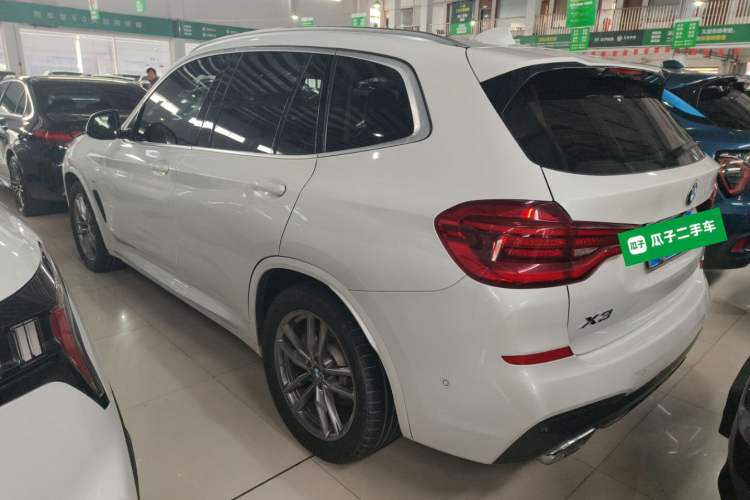 Used BMW X3 2020 xDrive28i M Sport Package Rear Left 45 Deg