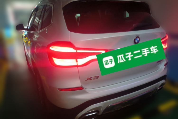 Used BMW X3 2020 xDrive25i Luxury Package Rear Left 45 Deg