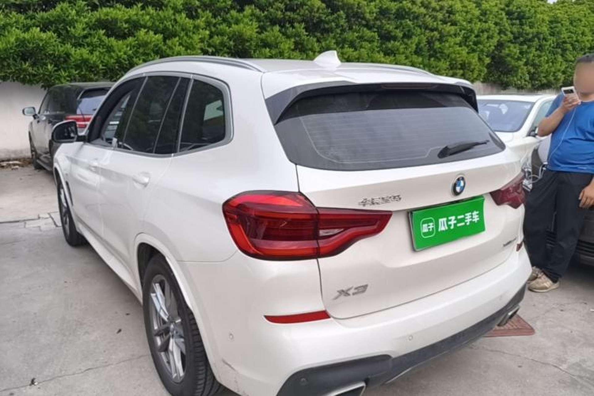 Used BMW X3 2020 xDrive25i M Sport Package Rear Left 45 Deg