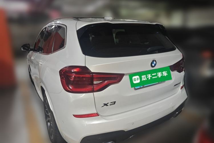 Used BMW X3 2020 xDrive30i Luxury Model with M Sport Package Rear Left 45 Deg