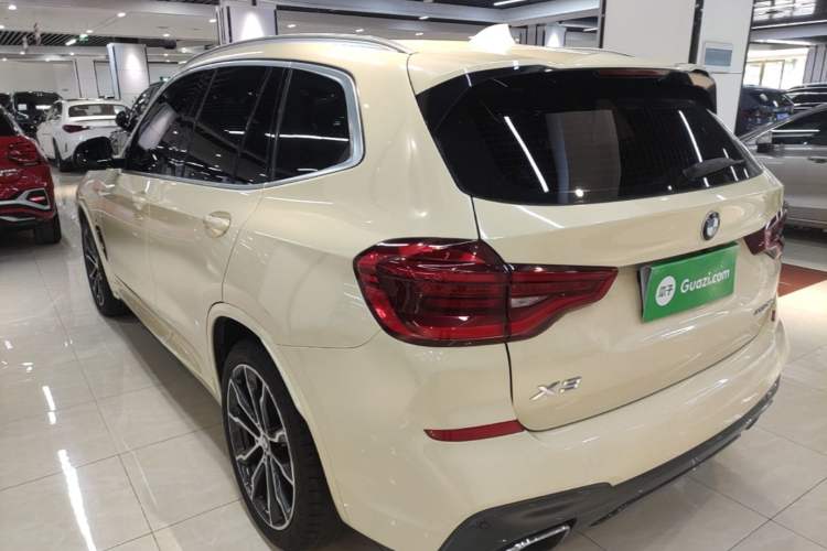 Used BMW X3 2020 xDrive30i Luxury Model with M Sport Package Rear Left 45 Deg