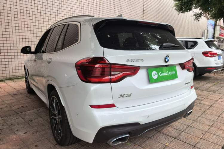 Used BMW X3 2020 xDrive30i Luxury Model with M Sport Package Rear Left 45 Deg