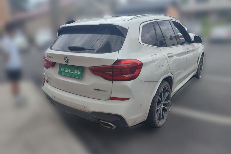 Used BMW X3 2020 xDrive30i Luxury Model with M Sport Package Rear Right 45 Deg