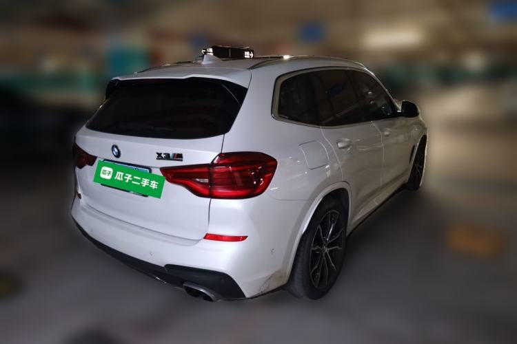 Used BMW X3 2020 xDrive30i Luxury Model with M Sport Package Rear Right 45 Deg