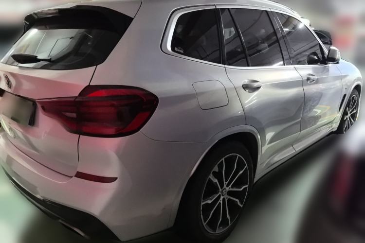 Used BMW X3 2020 xDrive30i Luxury Model with M Sport Package Rear Right 45 Deg