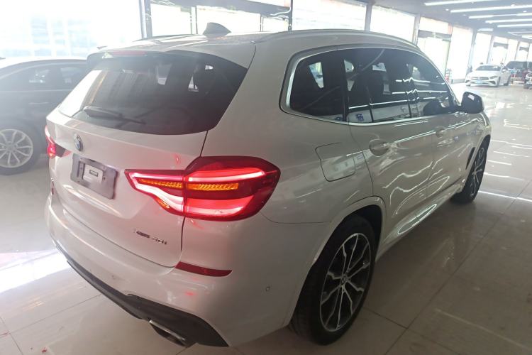 Used BMW X3 2020 xDrive30i Luxury Model with M Sport Package Rear Right 45 Deg