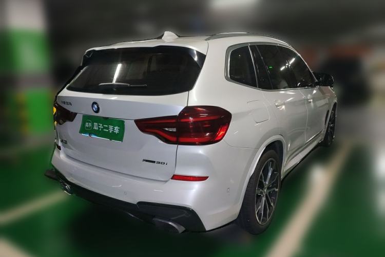 Used BMW X3 2020 xDrive30i Luxury Model with M Sport Package Rear Right 45 Deg