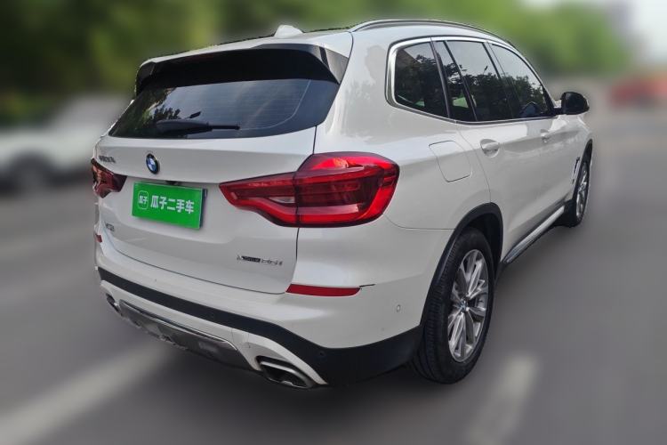 Used BMW X3 2020 xDrive25i Luxury Package Rear Right 45 Deg