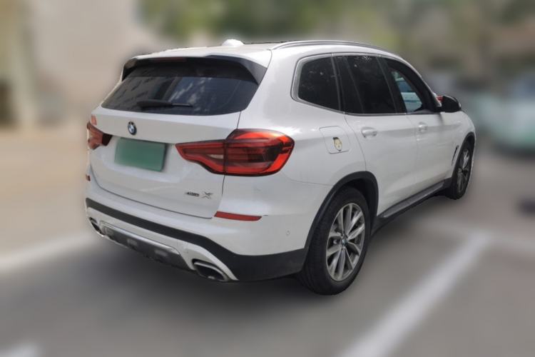 Used BMW X3 2020 xDrive25i Luxury Package Rear Right 45 Deg