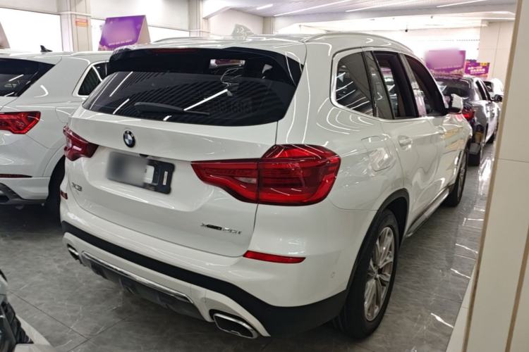 Used BMW X3 2020 xDrive25i Luxury Package Rear Right 45 Deg