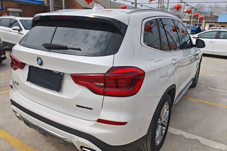 Used BMW X3 2020 xDrive25i Luxury Package Rear Right 45 Deg