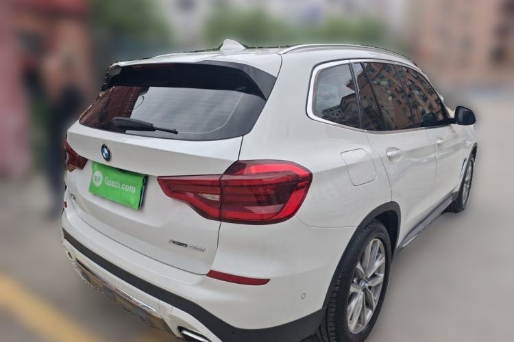Used BMW X3 2020 xDrive25i Luxury Package Rear Right 45 Deg