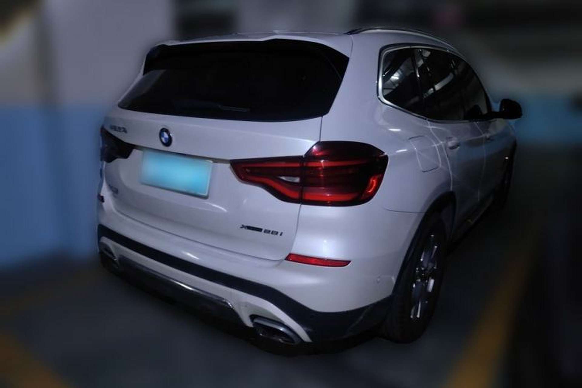 Used BMW X3 2020 xDrive28i Luxury Package Rear Right 45 Deg