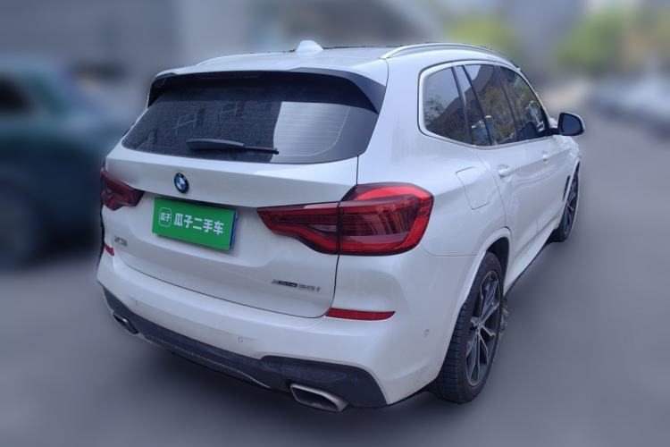 Used BMW X3 2020 xDrive30i Luxury Model with M Sport Package Rear Right 45 Deg
