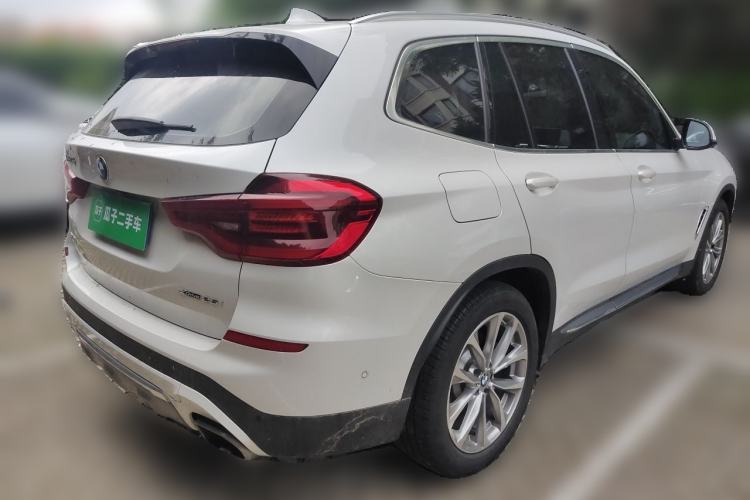 Used BMW X3 2020 xDrive25i Luxury Package Rear Right 45 Deg