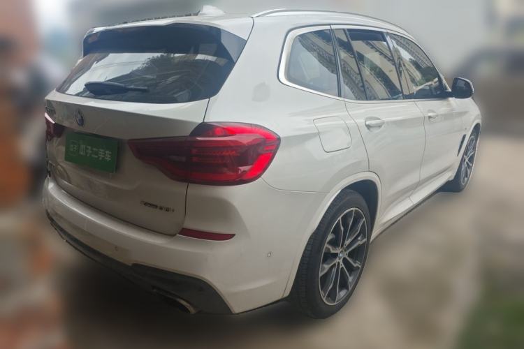Used BMW X3 2020 xDrive30i Luxury Model with M Sport Package Rear Right 45 Deg