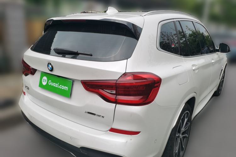 Used BMW X3 2020 xDrive30i Luxury Model with M Sport Package Rear Right 45 Deg