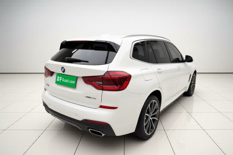 Used BMW X3 2020 xDrive30i Luxury Model with M Sport Package Rear Right 45 Deg