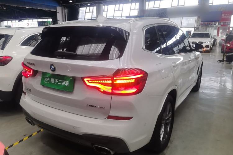 Used BMW X3 2020 xDrive25i M Sport Package Rear Right 45 Deg