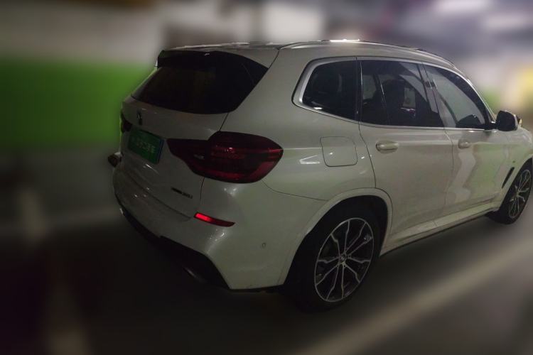 Used BMW X3 2020 xDrive30i Luxury Model with M Sport Package Rear Right 45 Deg