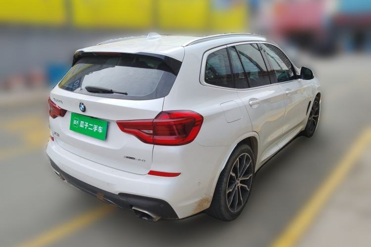 Used BMW X3 2020 xDrive30i Luxury Model with M Sport Package Rear Right 45 Deg