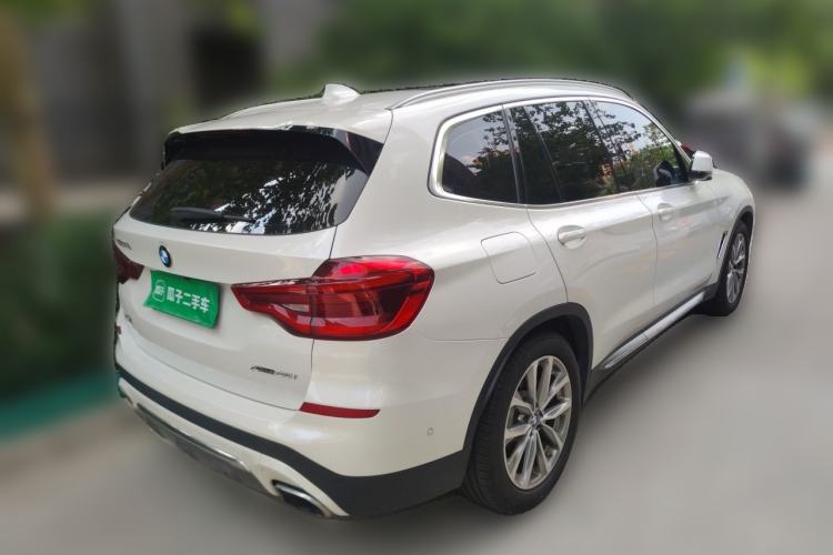 Used BMW X3 2020 xDrive25i Luxury Package Rear Right 45 Deg
