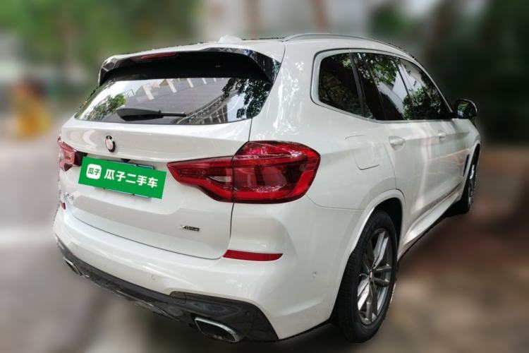 Used BMW X3 2020 xDrive25i M Sport Package Rear Right 45 Deg