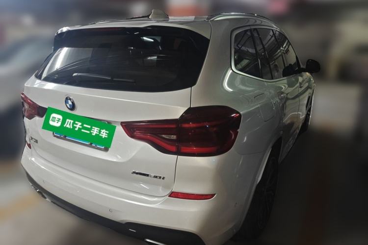 Used BMW X3 2020 xDrive30i Luxury Model with M Sport Package Rear Right 45 Deg