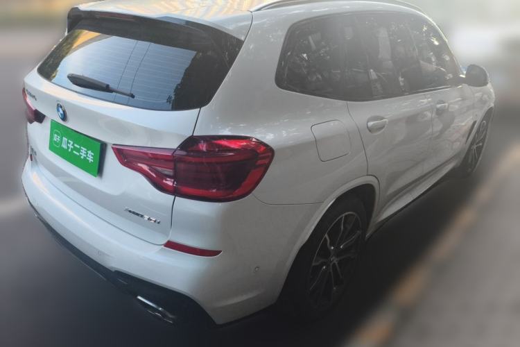 Used BMW X3 2020 xDrive30i Luxury Model with M Sport Package Rear Right 45 Deg