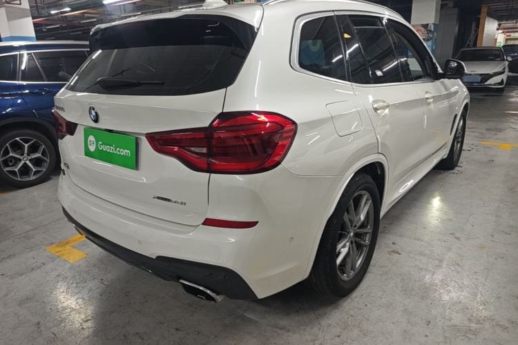 Used BMW X3 2020 xDrive28i M Sport Package Rear Right 45 Deg
