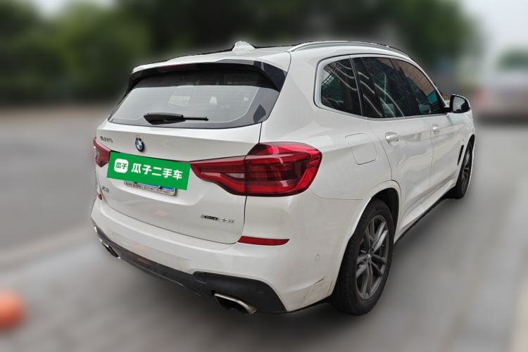 Used BMW X3 2020 xDrive25i M Sport Package Rear Right 45 Deg