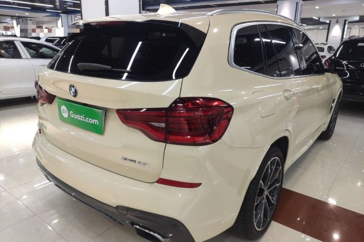 Used BMW X3 2020 xDrive30i Luxury Model with M Sport Package Rear Right 45 Deg