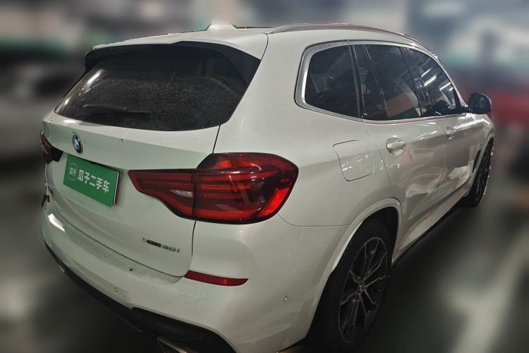Used BMW X3 2020 xDrive30i Luxury Model with M Sport Package Rear Right 45 Deg