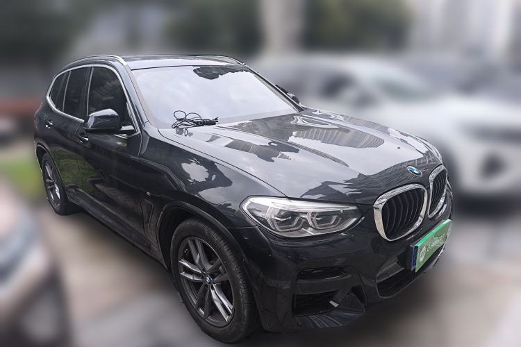Used BMW X3 2021 xDrive25i M Sport Package Front Right 45 Deg