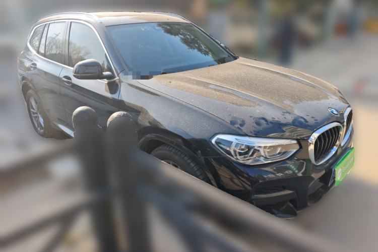 Used BMW X3 2021 xDrive25i M Sport Package Front Right 45 Deg