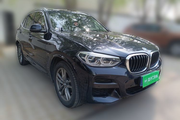 Used BMW X3 2021 xDrive25i M Sport Package Front Right 45 Deg