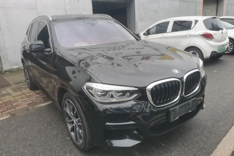 Used BMW X3 2021 xDrive30i Luxury Model with M Sport Package Front Right 45 Deg