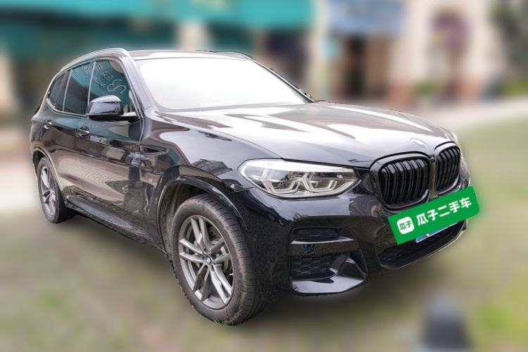 Used BMW X3 2021 xDrive28i M Sport Package Front Right 45 Deg