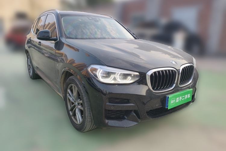 Used BMW X3 2021 xDrive25i M Sport Package Front Right 45 Deg
