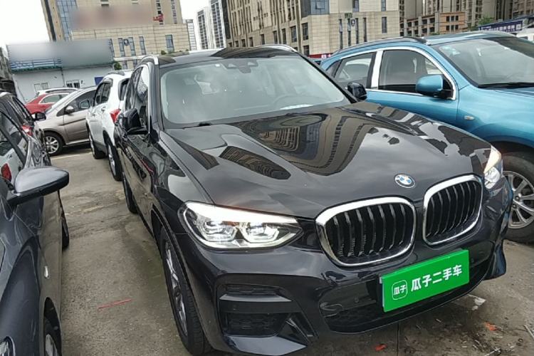 Used BMW X3 2021 Restyled xDrive25i M Sport Package Front Right 45 Deg