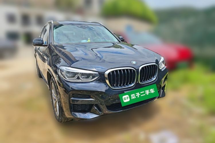 Used BMW X3 2021 xDrive25i M Sport Package Front Right 45 Deg